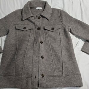 Madewell, XXS, Boiled Wool Bridgman Sweater-Jacket